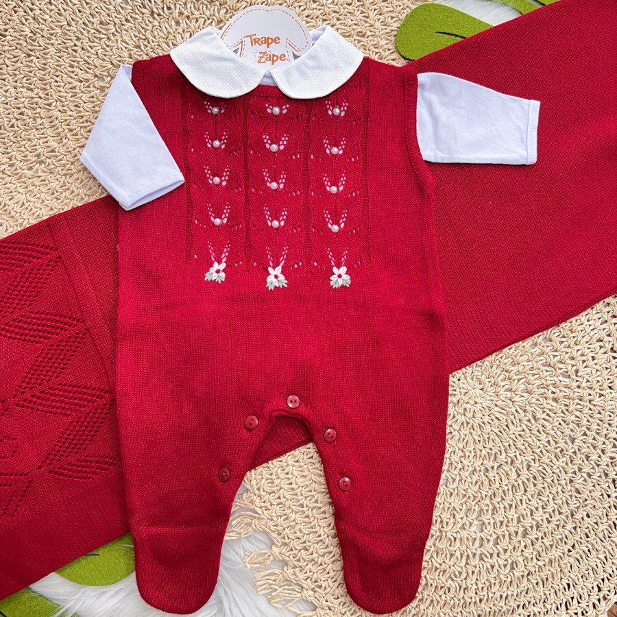 Saída de Maternidade Júlia - Vermelho